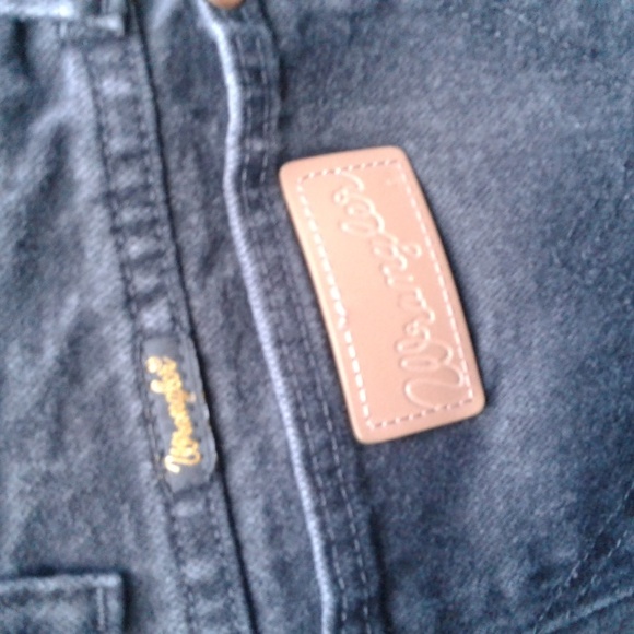 Men's faded black  size 40-32 good condition wranglers - Picture 3 of 11